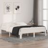 Estructura De Cama Madera Maciza De Pino King Size 150x200 Cm