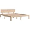 Estructura De Cama Madera Maciza 150x200 Cm