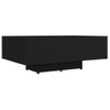 Mesa De Centro Madera Contrachapada Negro 85x55x31 Cm