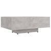 Mesa De Centro Madera Ingeniería Gris Hormigón 85x55x31 Cm