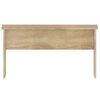 Mesa De Centro Madera Contrachapada Roble Sonoma 80x50,5x41,5cm Marrón