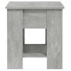 Mesa De Centro Madera Contrachapada Gris Hormigón 101x49x52 Cm