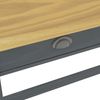 Mesa Consola Hill Con 2 Cajones Madera Pino 110x45x74 Cm Gris