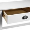 Mesa Consola Hill Con 2 Cajones Madera Pino 110x45x74 Cm Blanco