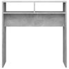 Mesa Consola Madera De Ingeniería Gris Hormigón 78x30x80 Cm