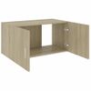 Armario De Pared Madera Ingeniería Roble Sonoma 80x39x40 Cm Marrón