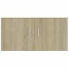 Armario De Pared Madera Ingeniería Roble Sonoma 80x39x40 Cm Marrón