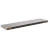 Estante Flotante De Pared Gris Hormigón Mdf 90x23,5x3,8 Cm