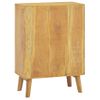 Cómoda De Madera Maciza De Teca 56x30x80 Cm Marrón