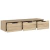 Armario De Pared Madera Contrachapada Roble Sonoma 102x30x20 Cm