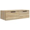 Armario De Pared Madera Contrachapada Roble Sonoma 68x30x20 Cm