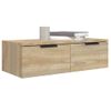 Armario De Pared Madera Contrachapada Roble Sonoma 68x30x20 Cm