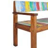 Banco De Madera Maciza Reciclada 115 Cm Multicolor