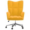 Silla De Relajación De Terciopelo Amarillo Mostaza