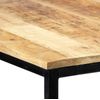 Mesa De Comedor Madera Maciza De Mango Rugoso 180x90x75 Cm Marrón