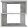 Mesa Auxiliar De Madera Ingeniería Gris Hormigón 40x40x40 Cm