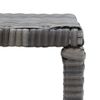 Mesa De Centro De Ratán Sintético Gris 70x40x38 Cm Antracita