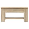 Mesa De Centro Madera Contrachapada Roble Sonoma 101x49x52 Cm Marrón