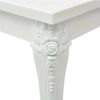 Mesa De Comedor 116x66x76 Cm Blanco Brillante