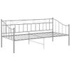 Estructura De Sofá Cama De Metal Gris 90x200 Cm