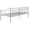 Estructura De Sofá Cama De Metal Gris 90x200 Cm