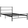 Estructura De Cama De Metal Negro 100x200 Cm