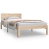 Estructura De Cama Madera Maciza De Pino 100x200 Cm