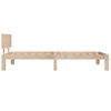 Estructura De Cama Madera Maciza De Pino 100x200 Cm