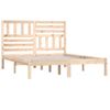 Estructura De Cama Madera Maciza De Pino 120x190 Cm