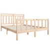 Estructura De Cama De Madera Maciza 160x200 Cm