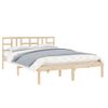 Estructura De Cama De Madera Maciza 160x200 Cm