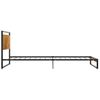 Estructura De Cama De Metal 100x200 Cm Negro