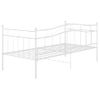 Estructura De Sofá Cama Metal Blanco 90x200 Cm