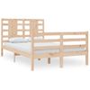 Estructura De Cama Madera Maciza De Pino 120x200 Cm