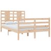 Estructura De Cama Madera Maciza De Pino 120x200 Cm