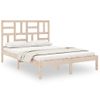 Estructura De Cama Madera Maciza De Pino 120x200 Cm