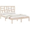 Estructura De Cama Madera Maciza De Pino 120x200 Cm