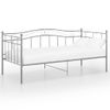 Estructura De Sofá Cama Metal Gris 90x200 Cm