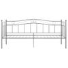 Estructura De Sofá Cama Metal Gris 90x200 Cm