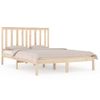 Estructura De Cama Madera Maciza De Pino 140x190 Cm