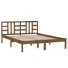 Estructura De Cama Madera Maciza De Pino Marrón Miel 120x200 Cm