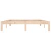 Estructura De Cama Madera Maciza King Size 150x200 Cm