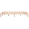 Estructura De Cama Madera Maciza King Size 150x200 Cm