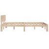 Estructura De Cama Madera Maciza De Pino 120x200 Cm