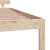 Estructura De Cama Madera Maciza De Pino 120x200 Cm