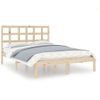 Estructura De Cama Madera Maciza De Pino 140x190 Cm