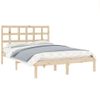 Estructura De Cama Madera Maciza De Pino 140x190 Cm