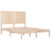 Estructura De Cama Madera Maciza De Pino 120x200 Cm