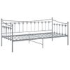 Estructura De Sofá Cama De Metal Gris 90x200 Cm