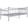 Estructura De Sofá Cama De Metal Gris 90x200 Cm